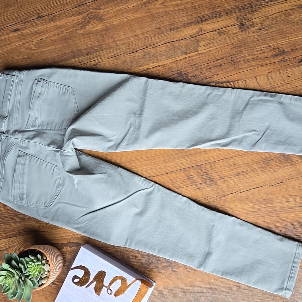 Women's Democracy Ab Technology Size 4 Skinny Double Zipper Gray Jeans - Picture 6 of 7